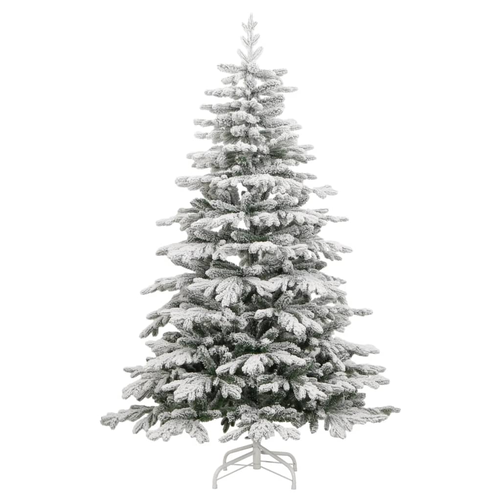 8721012282124_g_en_hd_3 vidaXL Artificial Hinged Christmas Tree 300 LEDs & Flocked Snow 180 cm - Image 4