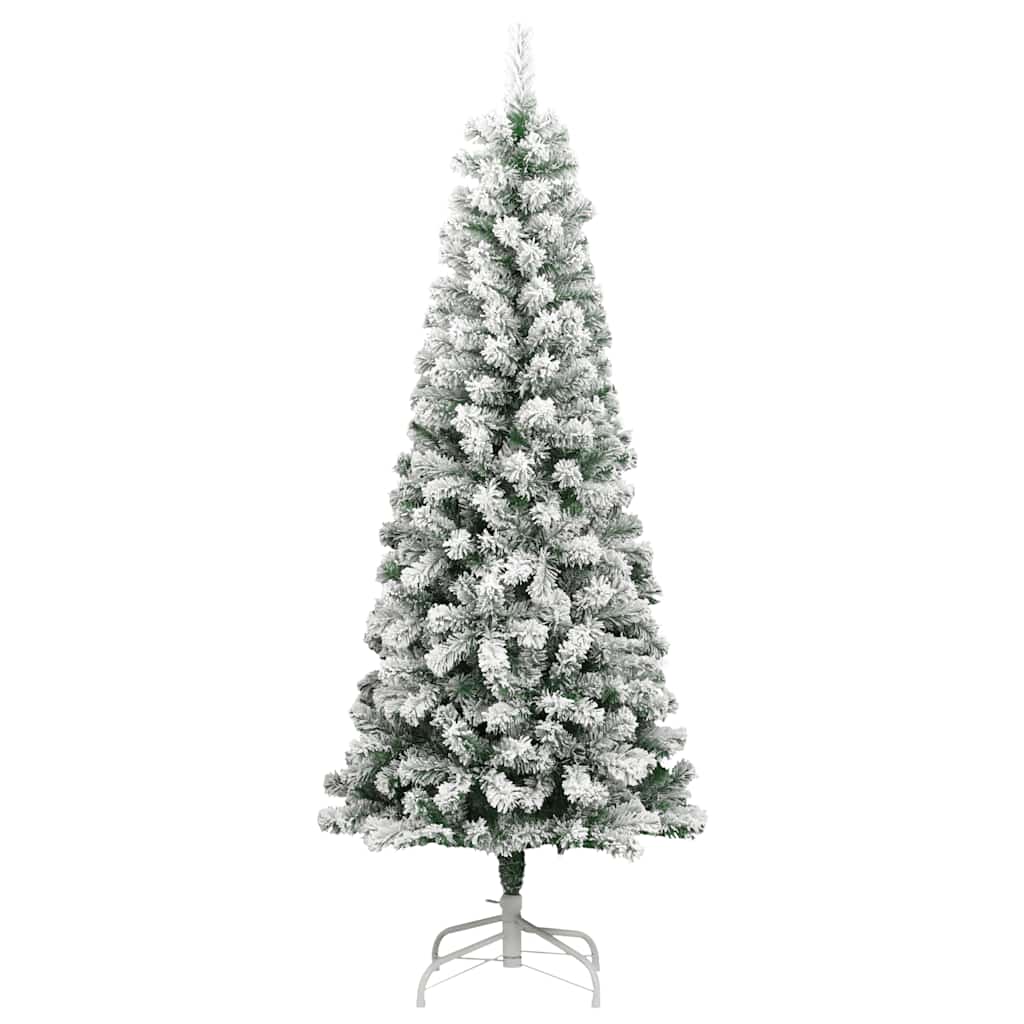 8721012282377_g_en_hd_4 vidaXL Artificial Hinged Christmas Tree with 300 LEDs & Ball Set 210 cm - Image 5