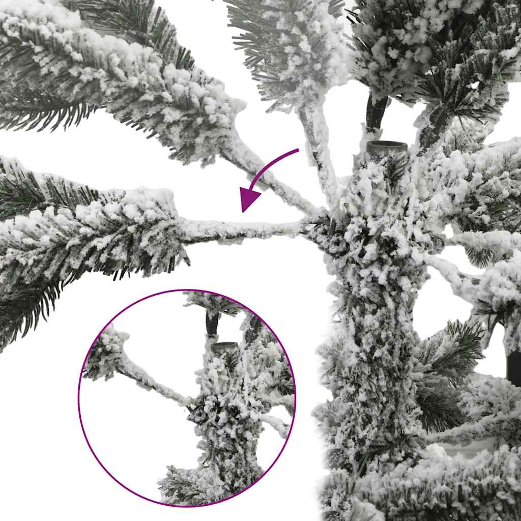 8721012282414_g_en_hd_5 vidaXL Artificial Hinged Christmas Tree 300 LEDs & Ball Set 240 cm - Image 6