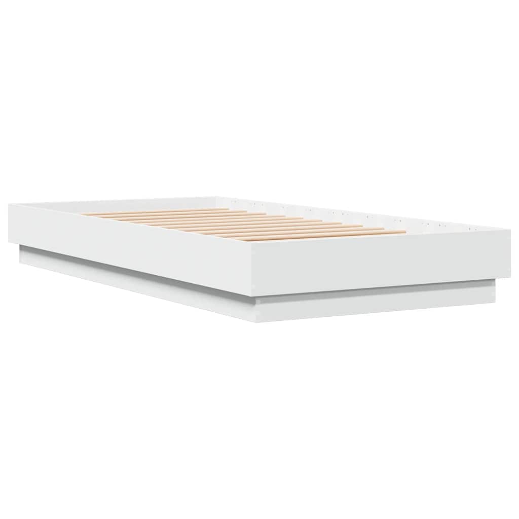 8721012286832_g_en_hd_1 vidaXL Bed Frame without Mattress White 90x190 cm Engineered Wood - Image 3