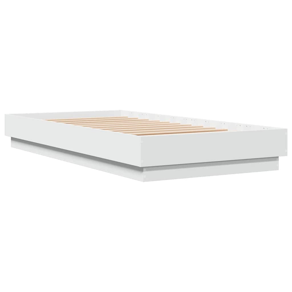 8721012286832_g_en_hd_4 vidaXL Bed Frame without Mattress White 90x190 cm Engineered Wood - Image 6