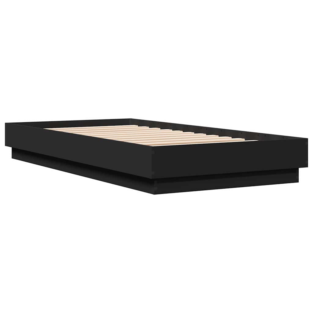 8721012286849_g_en_hd_1 vidaXL Bed Frame without Mattress Black 90x190 cm Engineered Wood - Image 3