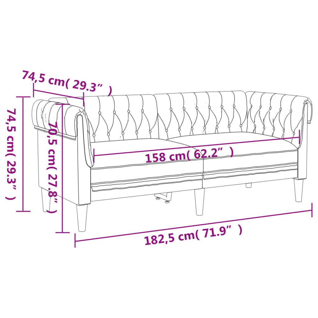 8721012288928_g_en_hd_7 vidaXL 2 Piece Sofa Set Dark Grey Fabric - Image 9
