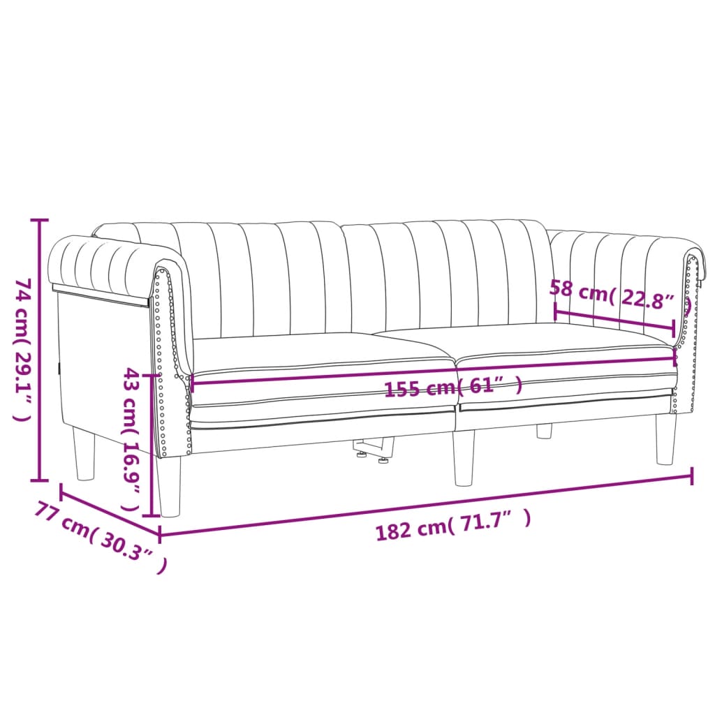 8721012289154_g_en_hd_7 vidaXL 2 Piece Sofa Set Black Velvet - Image 9