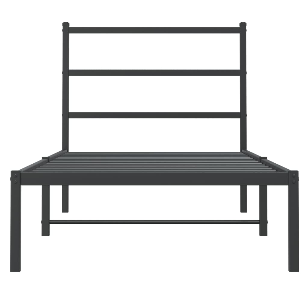 8721012302549_g_en_hd_3 vidaXL Metal Bed Frame without Mattress with Headboard Black 90x190 cm - Image 5