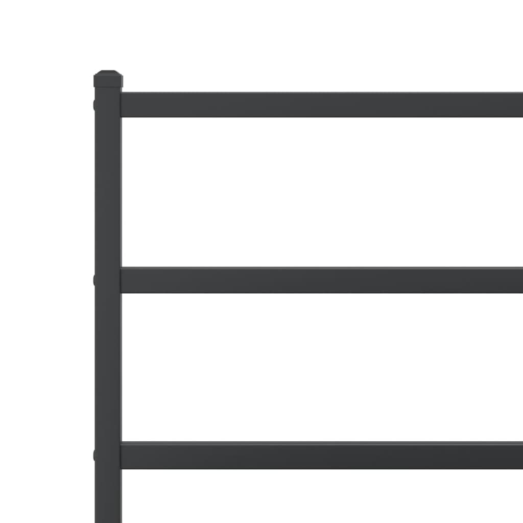 8721012302549_g_en_hd_6 vidaXL Metal Bed Frame without Mattress with Headboard Black 90x190 cm - Image 8