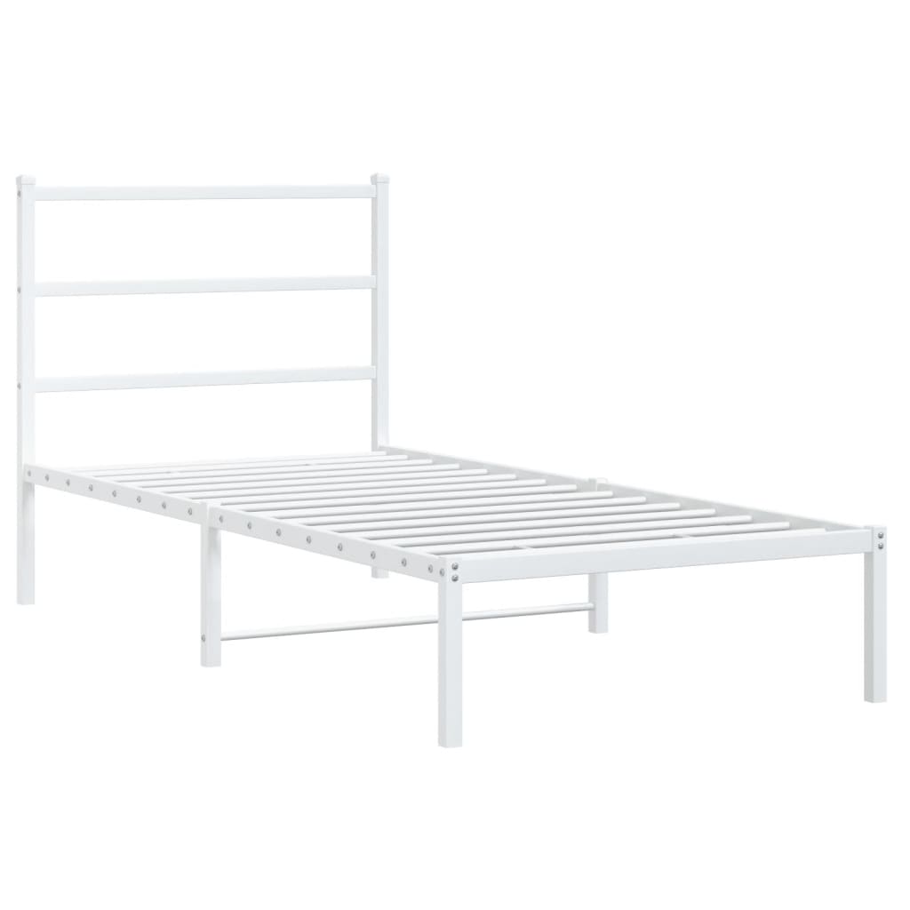 8721012303034_g_en_hd_1 vidaXL Metal Bed Frame without Mattress with Headboard White 90x190 cm - Image 3
