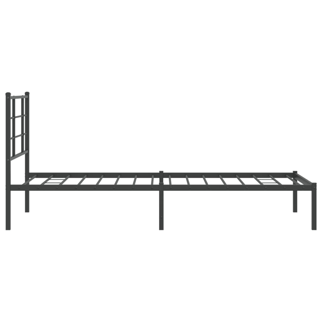 8721012303522_g_en_hd_4 vidaXL Metal Bed Frame without Mattress with Headboard Black 90x190 cm - Image 6
