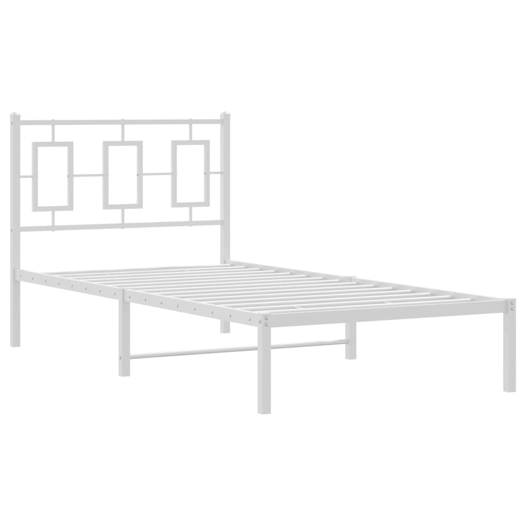 8721012305359_g_en_hd_1 vidaXL Metal Bed Frame without Mattress with Headboard White 90x190 cm - Image 3