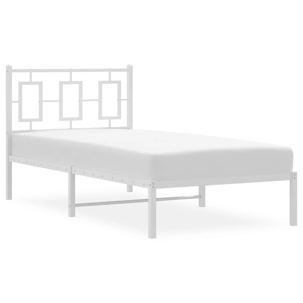 8721012305359_g_en_hd_2 vidaXL Metal Bed Frame without Mattress with Headboard White 90x190 cm - Image 4