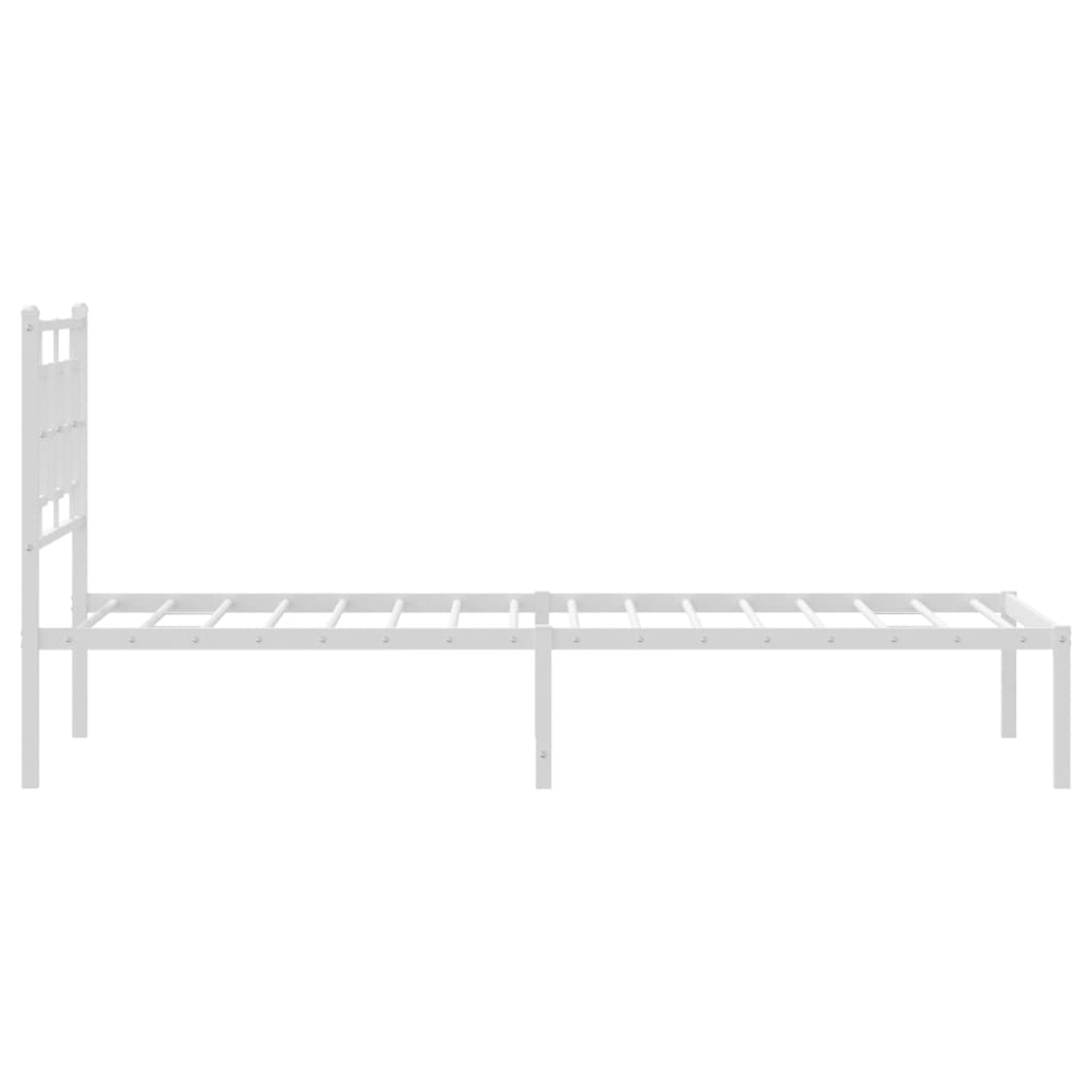 8721012305359_g_en_hd_4 vidaXL Metal Bed Frame without Mattress with Headboard White 90x190 cm - Image 6