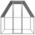 vidaXL Chicken Cage Silver and Grey 2x2x2 m Galvanised Steel - Image 3