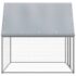 vidaXL Chicken Cage Silver and Grey 2x2x2 m Galvanised Steel - Image 4