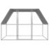 vidaXL Chicken Cage Silver and Grey 3x2x2 m Galvanised Steel - Image 2