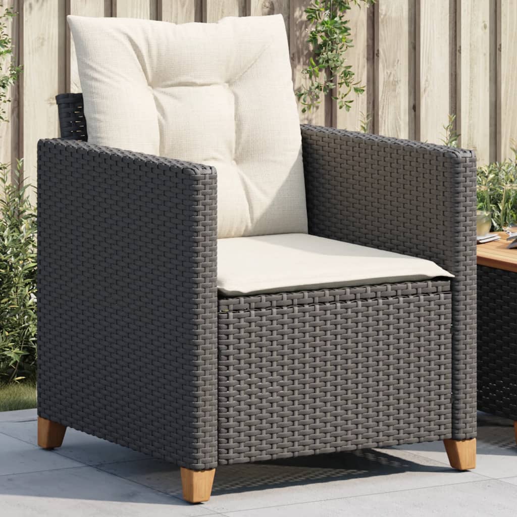 8721012308534_m_en_hd_1 vidaXL Garden Chair with Cushions Black Poly Rattan - Image 1