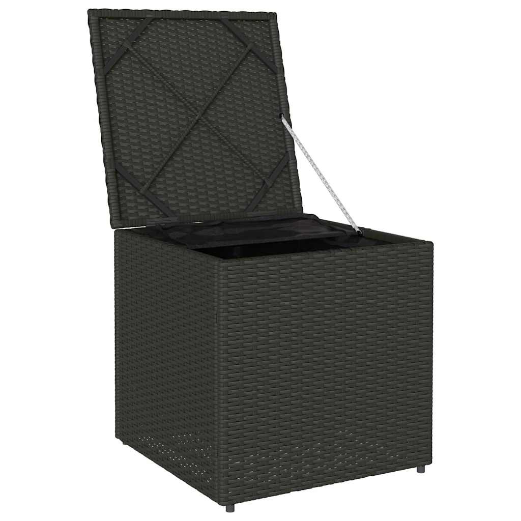 8721012309050_wbg-an_en_hd_2 vidaXL Cushion Box with Storage Black 50 x 50 x 50 cm Poly Rattan - Image 4