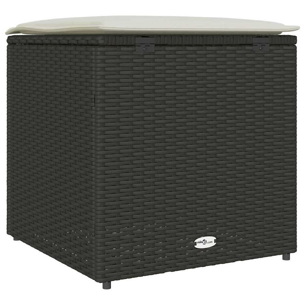 8721012309050_wbg-ba_en_hd_3 vidaXL Cushion Box with Storage Black 50 x 50 x 50 cm Poly Rattan - Image 7