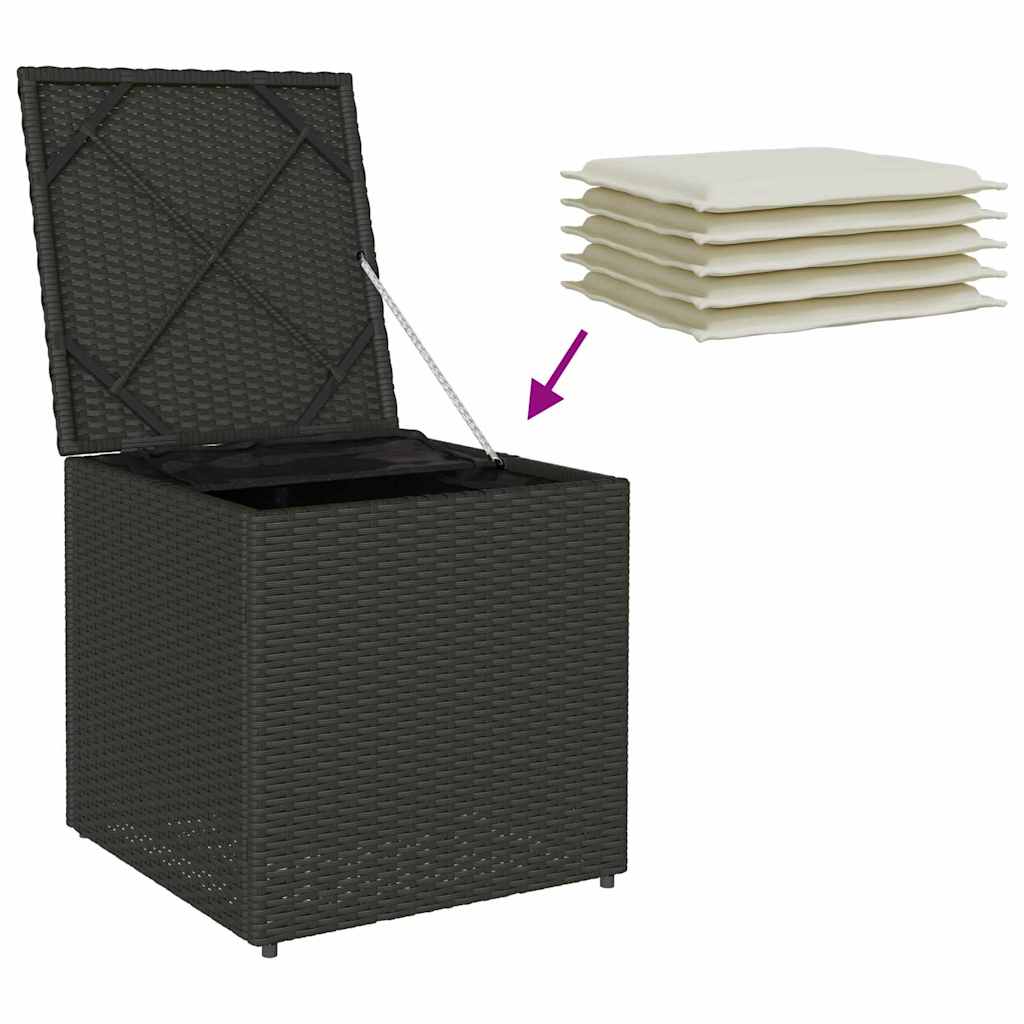 8721012309050_wbg-fu_en_hd_1 vidaXL Cushion Box with Storage Black 50 x 50 x 50 cm Poly Rattan - Image 11