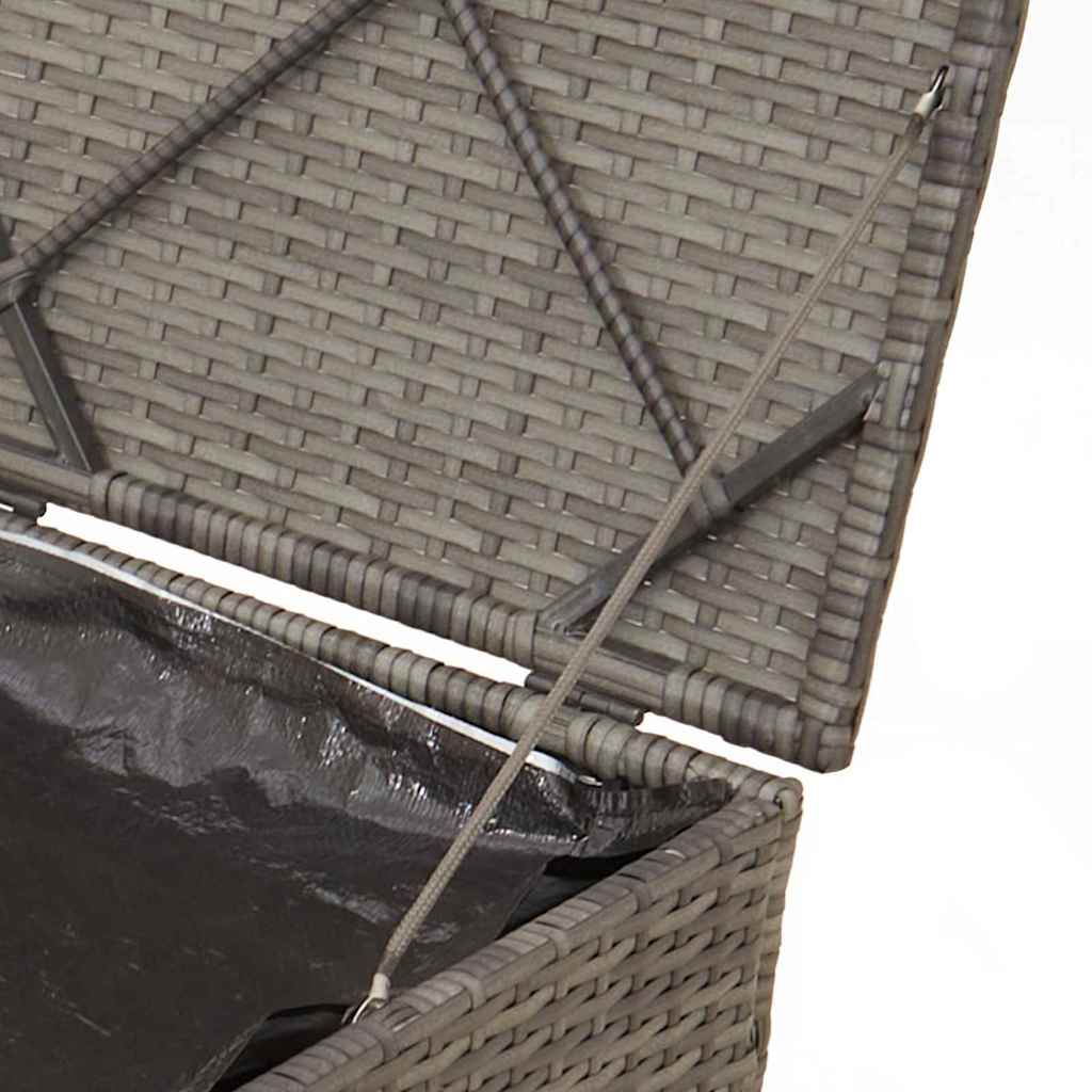 8721012309074_detail_en_hd_1 vidaXL Cushion Box with Storage Grey 50 x 50 x 50 cm Poly Rattan - Image 8
