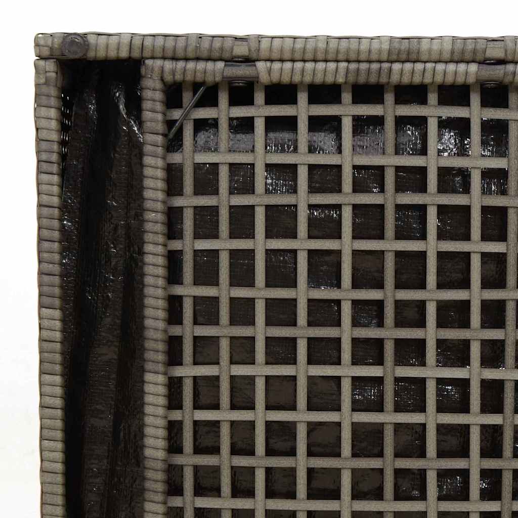 8721012309074_detail_en_hd_3 vidaXL Cushion Box with Storage Grey 50 x 50 x 50 cm Poly Rattan - Image 10