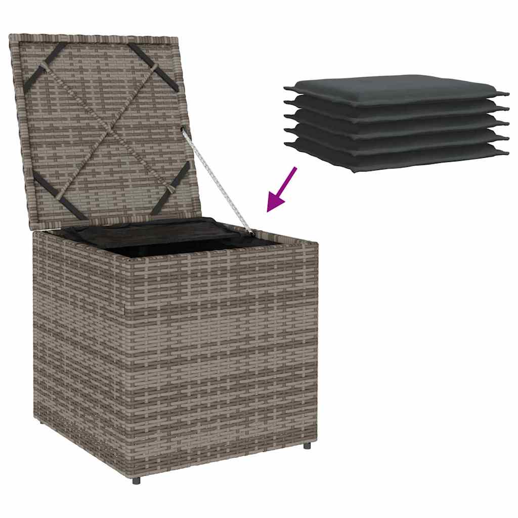8721012309074_wbg-fu_en_hd_1 vidaXL Cushion Box with Storage Grey 50 x 50 x 50 cm Poly Rattan - Image 11