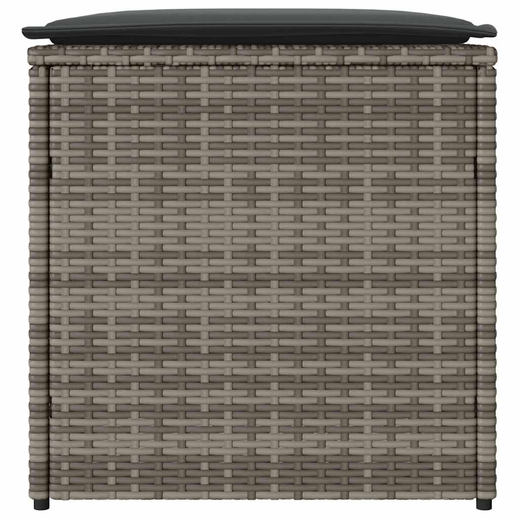 8721012309074_wbg-si_en_hd_5 vidaXL Cushion Box with Storage Grey 50 x 50 x 50 cm Poly Rattan - Image 6