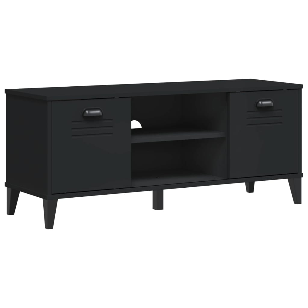 8721012310322_a_en_hd_1 vidaXL Shoe Bench VIKEN Black 106x35x45 cm Engineered Wood - Image 2