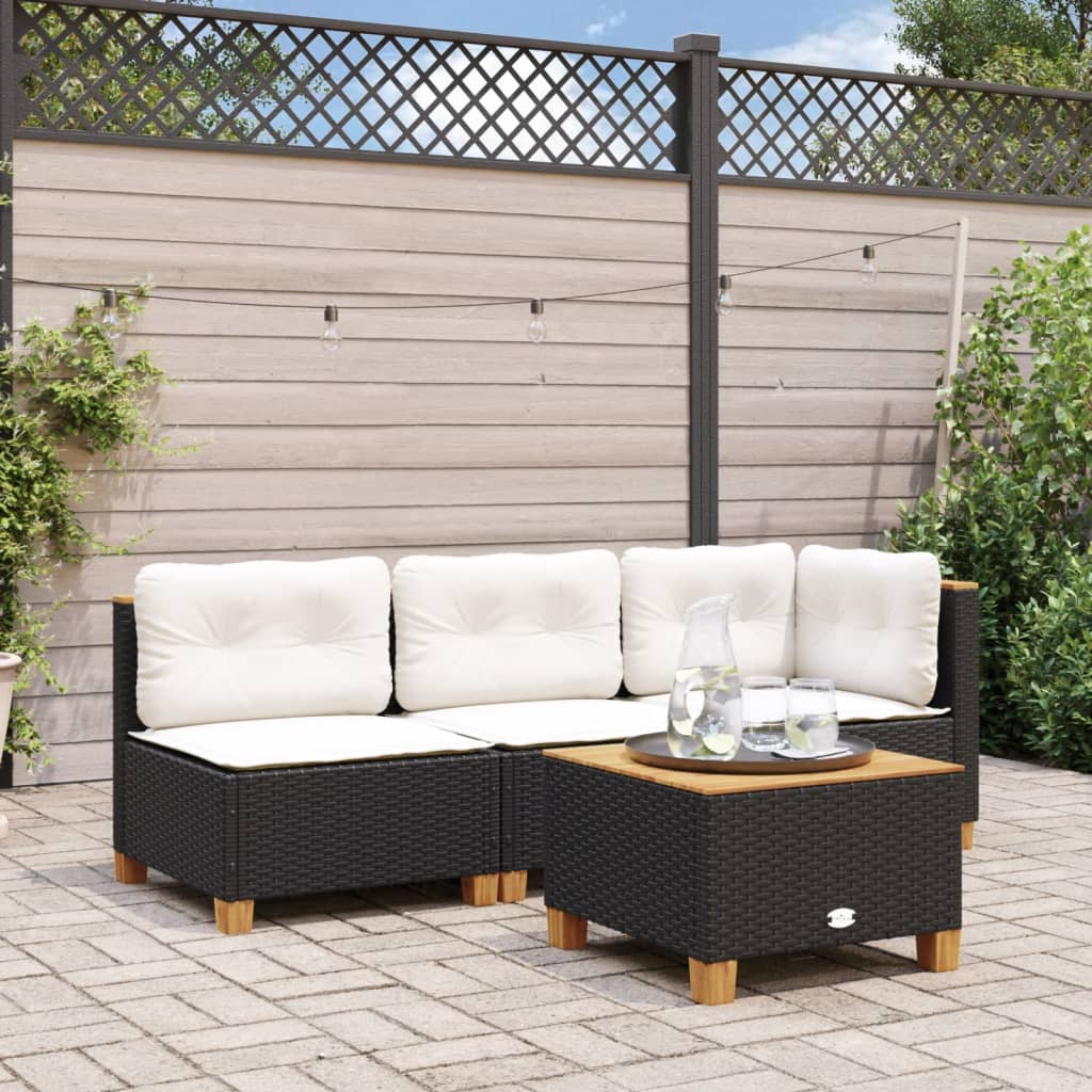 8721012311442_m_en_hd_1 vidaXL Garden Sofa Corner with Cushions Black Poly Rattan - Image 1