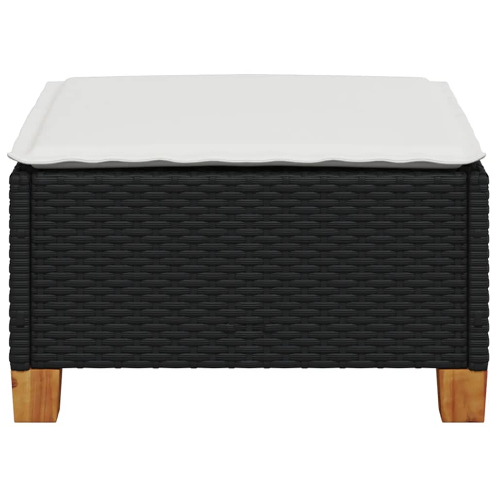 8721012311534_g_en_hd_2 vidaXL Garden Stool with Cushion Black 63.5x56x32 cm Poly Rattan - Image 4