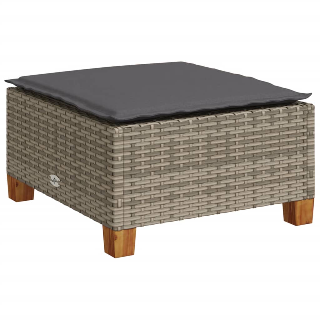 8721012311541_a_en_hd_1 vidaXL Garden Stool with Cushion Grey 63.5x56x32 cm Poly Rattan - Image 2