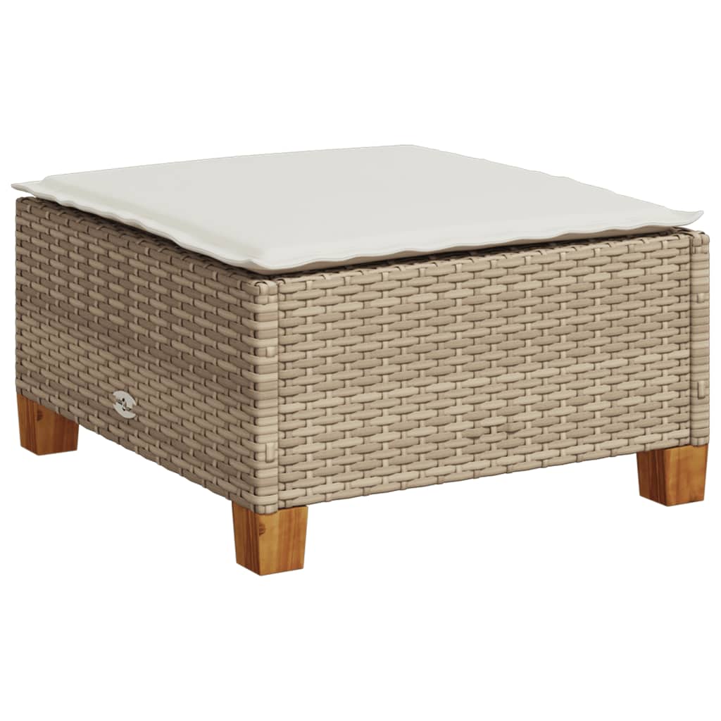 8721012311558_a_en_hd_1 vidaXL Garden Stool with Cushion Beige 63.5x56x32 cm Poly Rattan - Image 2