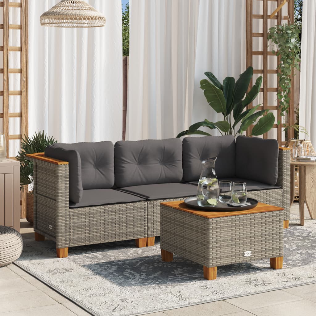 8721012311602_m_en_hd_1 vidaXL Garden Sofa with Cushions 3-Seater Grey Poly Rattan - Image 1
