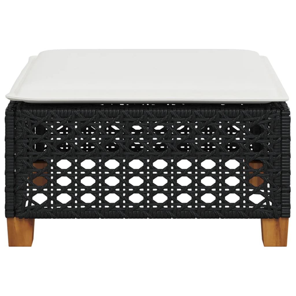 8721012311749_g_en_hd_2 vidaXL Garden Stool with Cushion Black 63.5x56x32 cm Poly Rattan - Image 4
