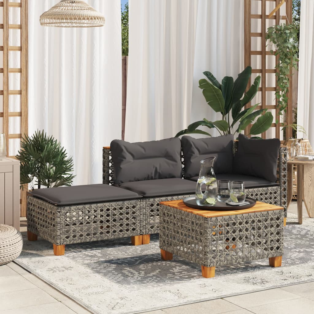 8721012311756_g_en_hd_1 vidaXL Garden Stool with Cushion Grey 63.5x56x32 cm Poly Rattan - Image 3