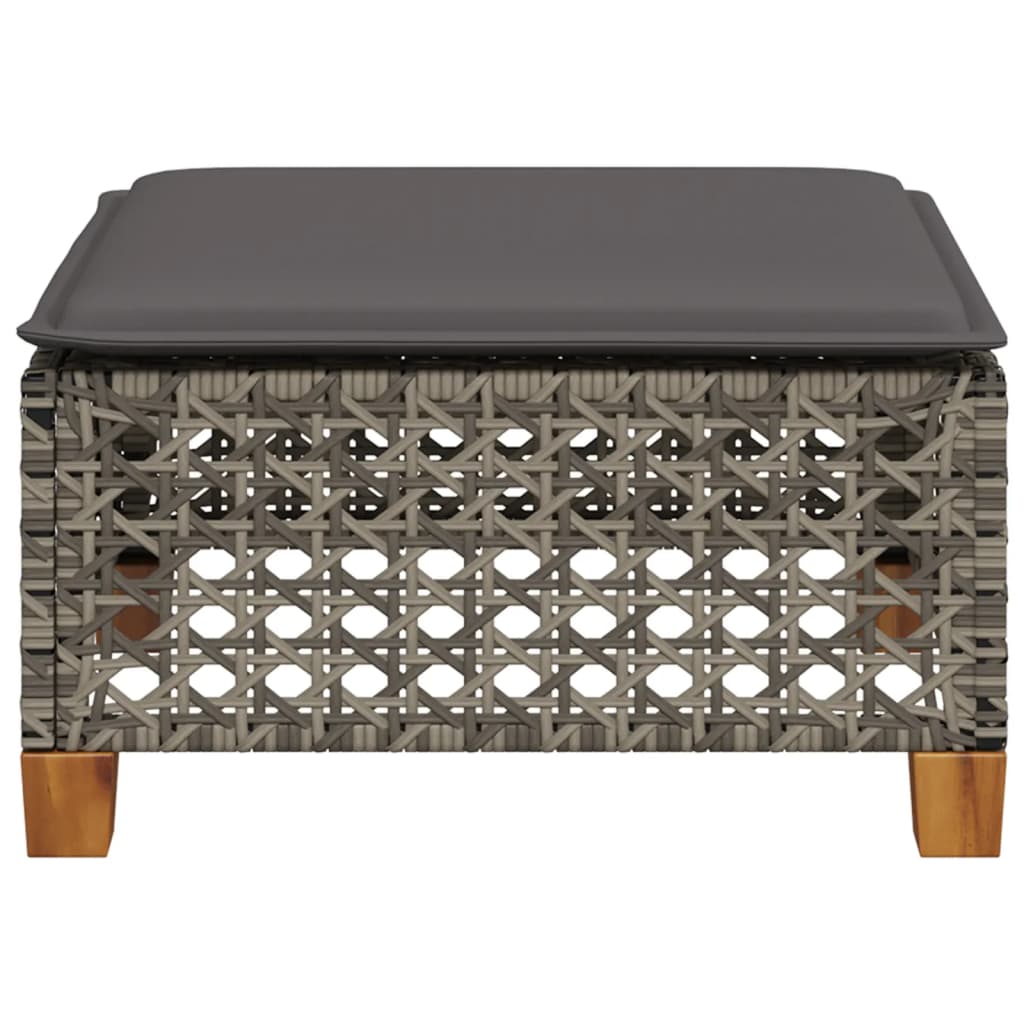 8721012311756_g_en_hd_2 vidaXL Garden Stool with Cushion Grey 63.5x56x32 cm Poly Rattan - Image 4