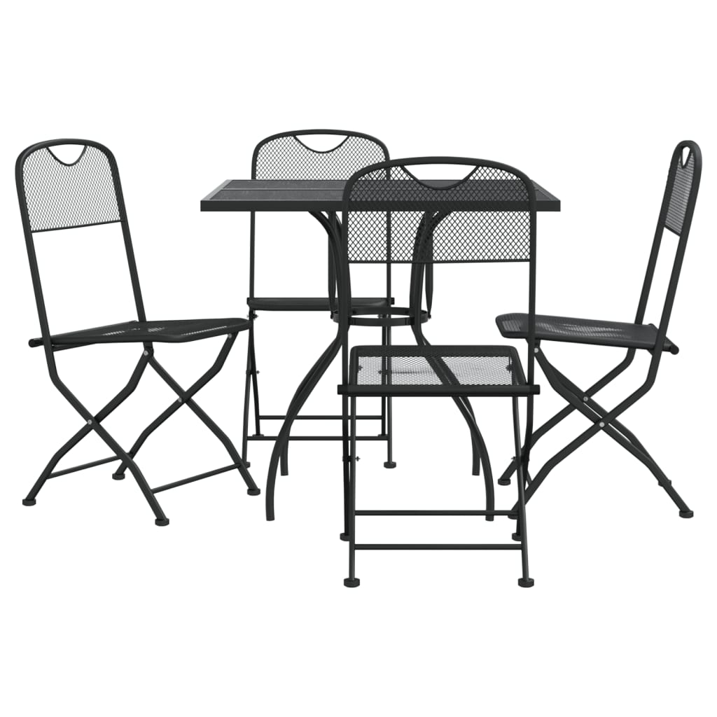 8721012312425_a_en_hd_1 vidaXL 5 Piece Garden Dining Set Anthracite Metal Mesh - Image 2