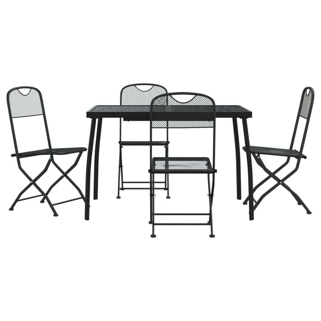 8721012312449_a_en_hd_1 vidaXL 5 Piece Garden Dining Set Anthracite Metal Mesh - Image 2
