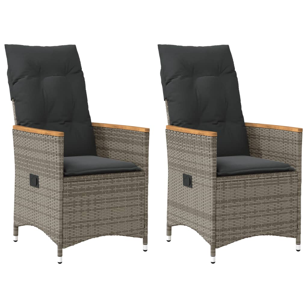8721012313095_a_en_hd_1 vidaXL Reclining Garden Chairs 2 pcs with Cushions Grey Poly Rattan - Image 1