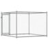 vidaXL Dog Cage with Door Grey 2x2x1.5 m Galvanised Steel - Image 6