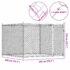 vidaXL Dog Cage with Door Grey 2x2x1.5 m Galvanised Steel - Image 8