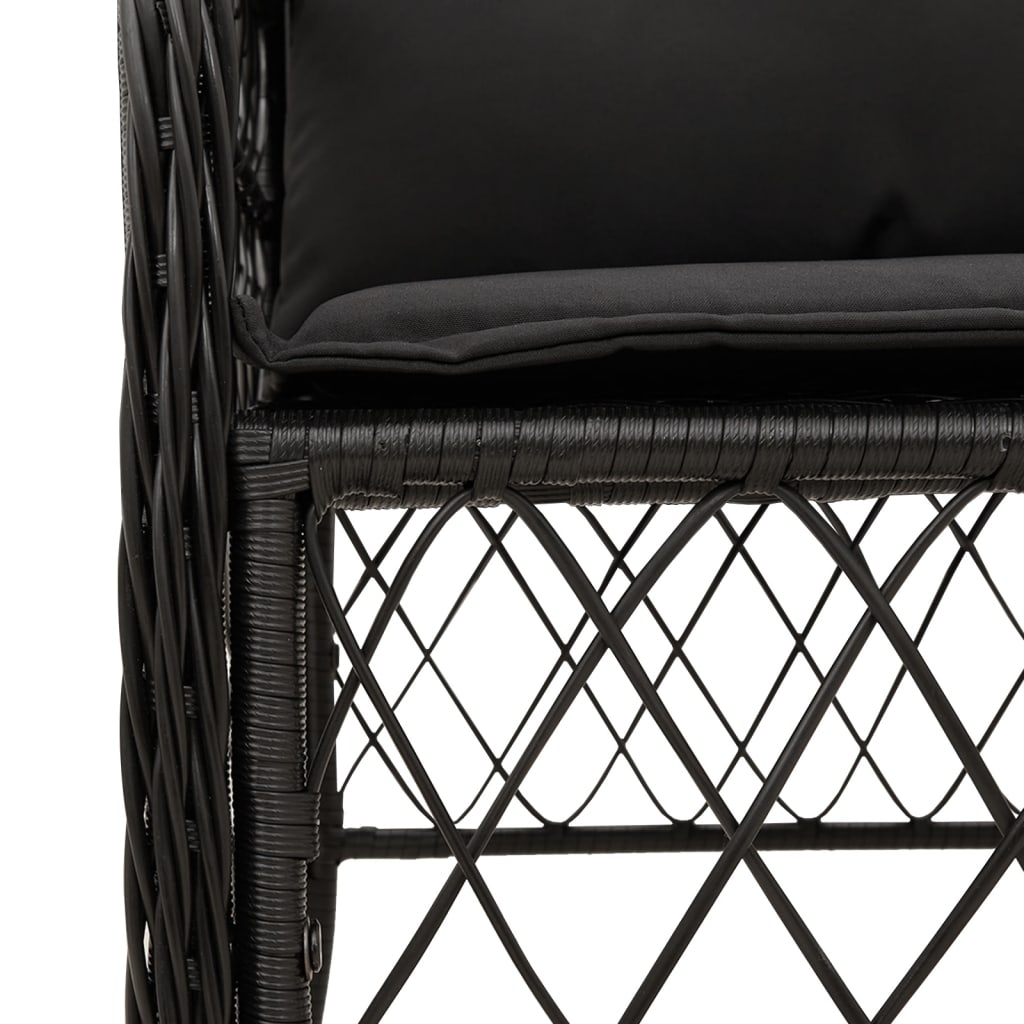 8721012317796_g_en_hd_4 vidaXL 7 Piece Garden Dining Set with Cushions Black Poly Rattan - Image 6