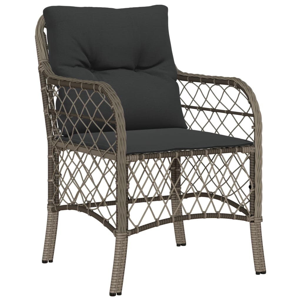 8721012318649_g_en_hd_1 vidaXL 3 Piece Bistro Set with Cushions Grey Poly Rattan - Image 3
