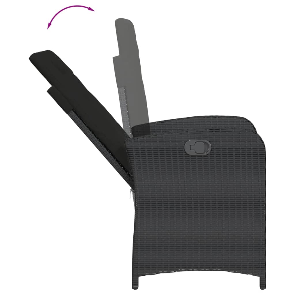 8721012320543_g_en_hd_2 vidaXL 5 Piece Garden Dining Set with Cushions Black Poly Rattan - Image 4