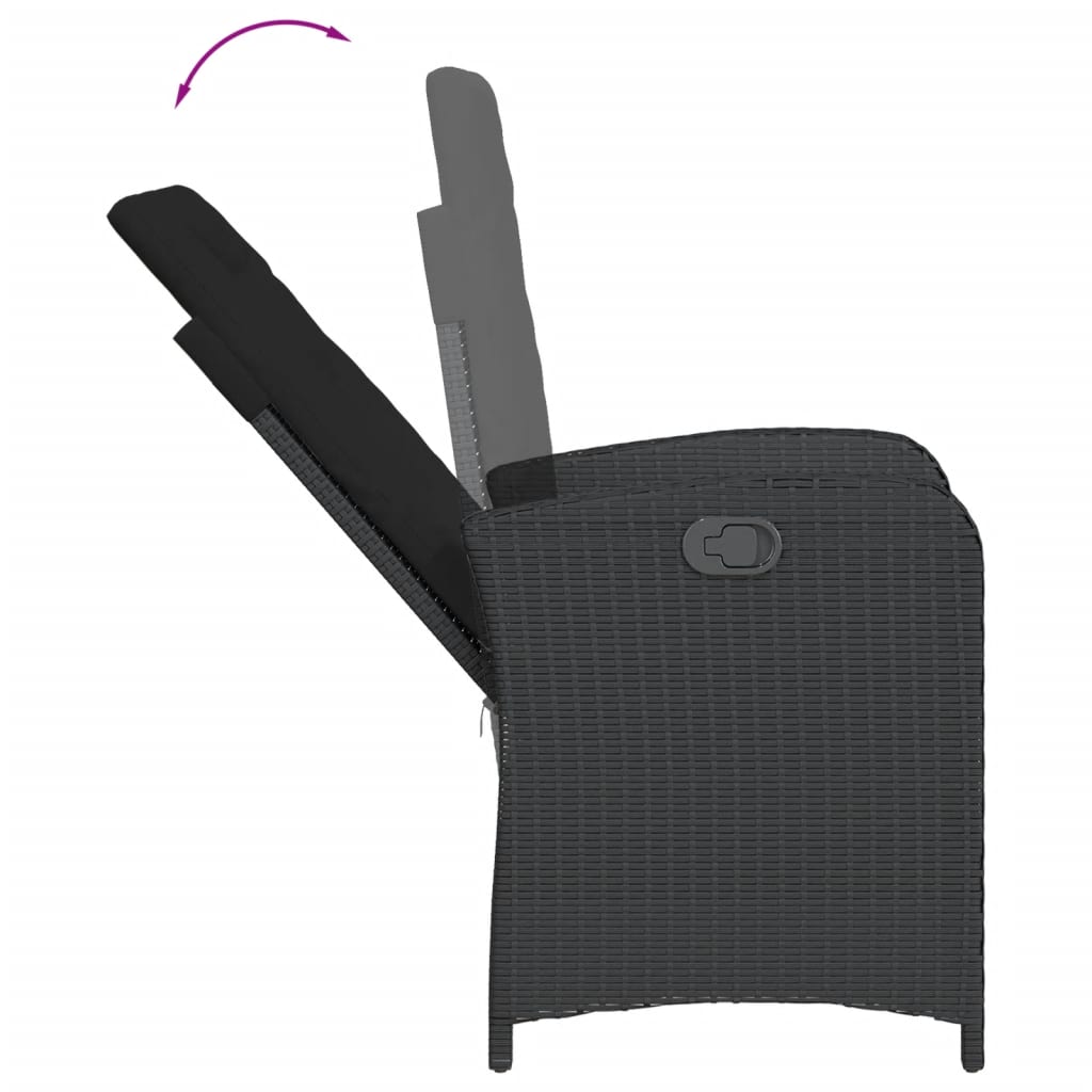 8721012320550_g_en_hd_2 vidaXL 5 Piece Garden Dining Set with Cushions Black Poly Rattan - Image 4