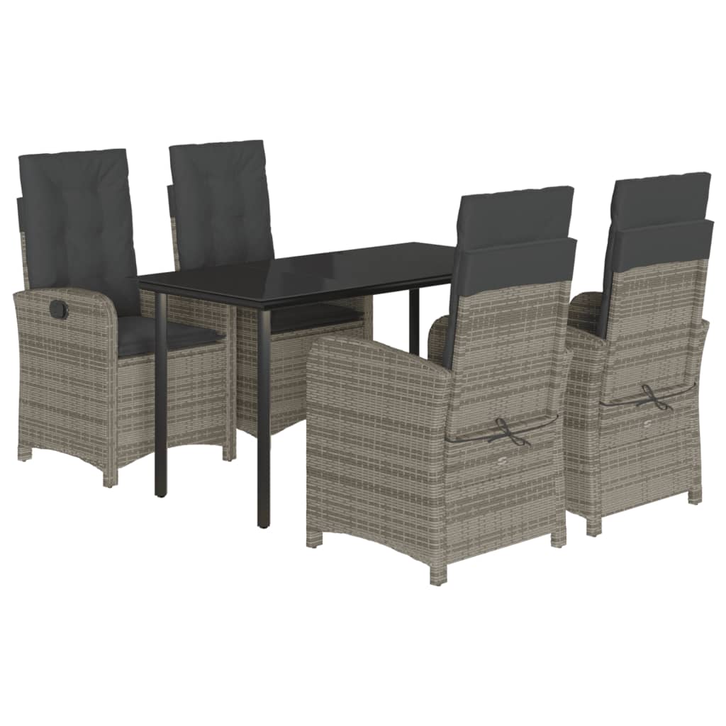 8721012320963_g_en_hd_1 vidaXL 5 Piece Garden Dining Set with Cushions Grey Poly Rattan - Image 2