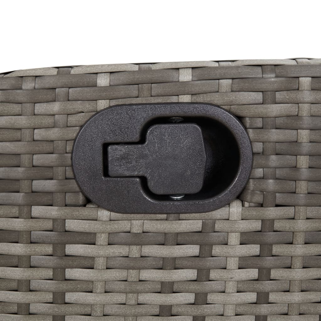 8721012322158_g_en_hd_5 vidaXL 5 Piece Garden Dining Set with Cushions Grey Poly Rattan - Image 7
