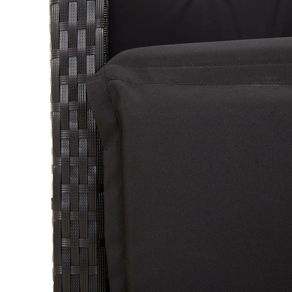 8721012322646_g_en_hd_5 vidaXL 5 Piece Garden Dining Set with Cushions Black Poly Rattan - Image 7