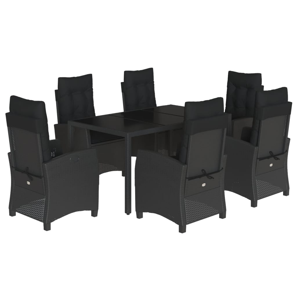 8721012323735_a_en_hd_1 vidaXL 7 Piece Garden Dining Set with Cushions Black Poly Rattan - Image 2