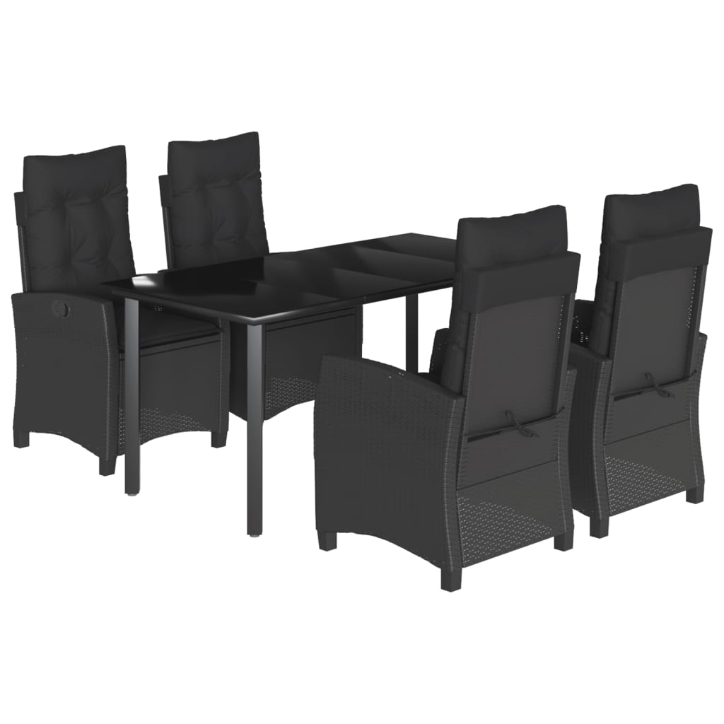 8721012324893_a_en_hd_1 vidaXL 5 Piece Garden Dining Set with Cushions Black Poly Rattan - Image 2