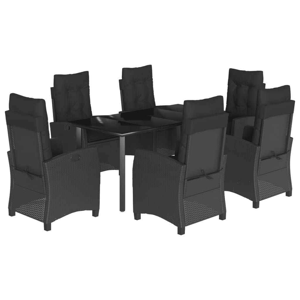 8721012324916_a_en_hd_1 vidaXL 7 Piece Garden Dining Set with Cushions Black Poly Rattan - Image 2